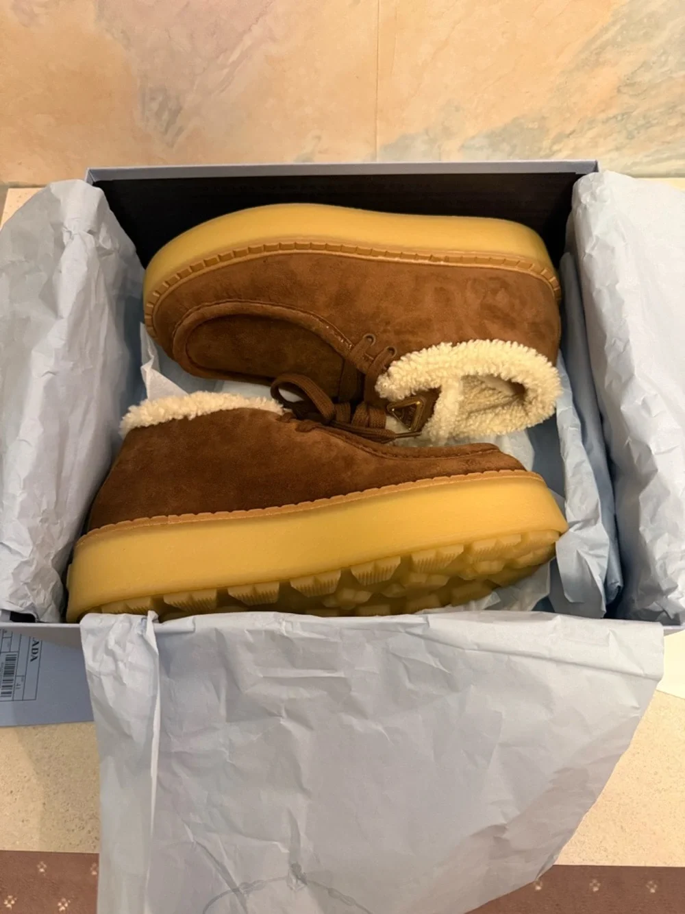 Prada Women’s suede Chukka boots - Picture 8 of 9